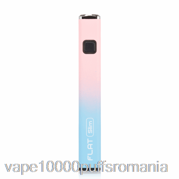 Vape Romania Yocan Flat Slim 350mah Baterie Albastru Roz